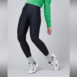 ☑️SPANX Faux Leather Foiled Snake Leggings s